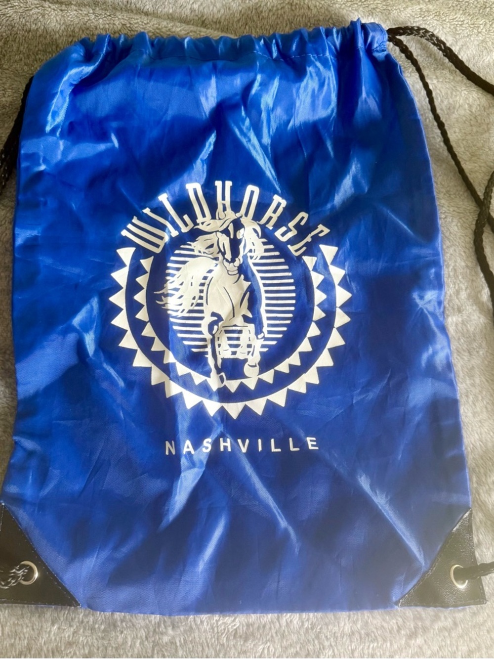 Wildhorse Nashville Blue Drawstring Bag.  Own a piece of Nashville History!